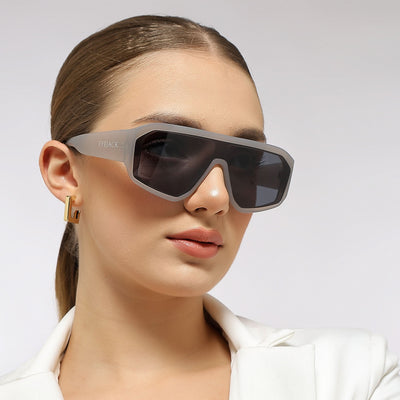 Supremo - Grey Oversize Sunglasses (ID2329CL862)