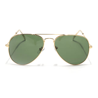 Eyejack Classic Golden Aviator Sunglasses for Men & Women (3025CL981)