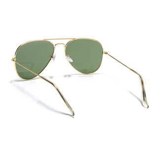 Eyejack Classic Golden Aviator Sunglasses for Men & Women (3025CL981)