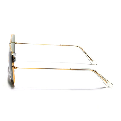 Classic Golden Aviator I Green Lense - (3025CL981)