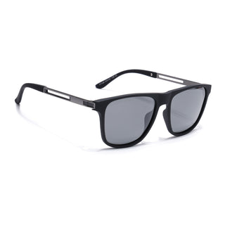 Eyejack Black Wayfarer Polarized Sunglasses for Men & Women (P1106PCL2140)