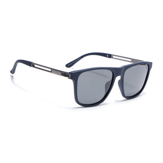 Eyejack Blue Wayfarer Polarized Sunglasses for Men & Women (P1106PCL2141)