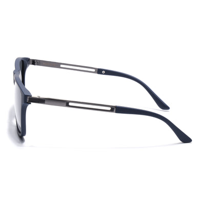 Eyejack Blue Wayfarer Polarized Sunglasses for Men & Women (P1106PCL2141)