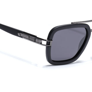 Eyejack Black Wayfarer Polarized Sunglasses for Men & Women (P888PCL2142)