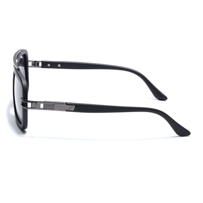 Eyejack Black Wayfarer Polarized Sunglasses for Men & Women (P888PCL2142)