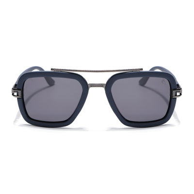 Eyejack Blue Wayfarer Polarized Sunglasses for Men & Women (P888PCL2143)