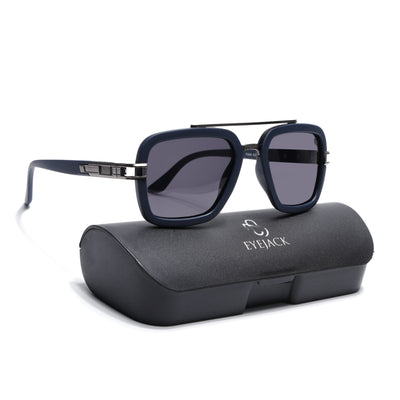 Eyejack Blue Wayfarer Polarized Sunglasses for Men & Women (P888PCL2143)