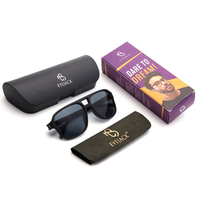 Flare - Black Wayfarer Sunglasses (PG07CL1077)