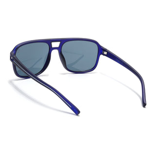 Eyejack Blue Wayfarer Sunglasses for Men & Women (PG07CL1078)