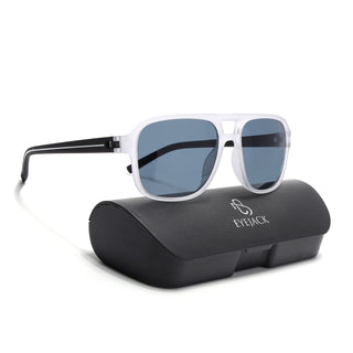 Eyejack Grey Wayfarer Sunglasses for Men & Women (PG07CL1079)