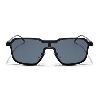 Eyejack Black Square Sunglasses for Men & Women (RH9522CL858)