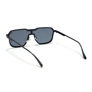 Eyejack Black Square Sunglasses for Men & Women (RH9522CL858)