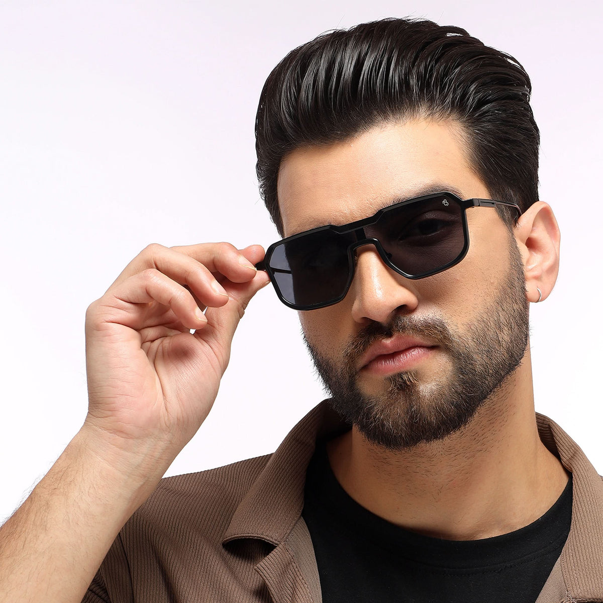 Matrix - Black Square Metal Sunglasses`I RH9522CL858