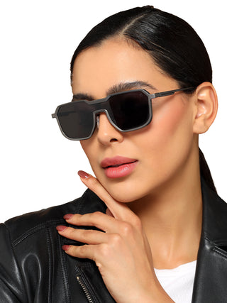 Matrix - Grey Square Metal Sunglasses I RH9522CL859