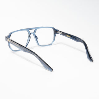 HEXXA Blue Wayfarer Eyeglasses for Men & Women (S9009CL470-C3)