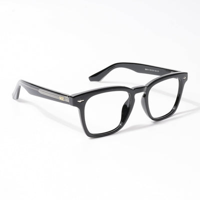 HEXXA Shine Black Square Eyeglasses for Men & Women (S9014CL484-C1)