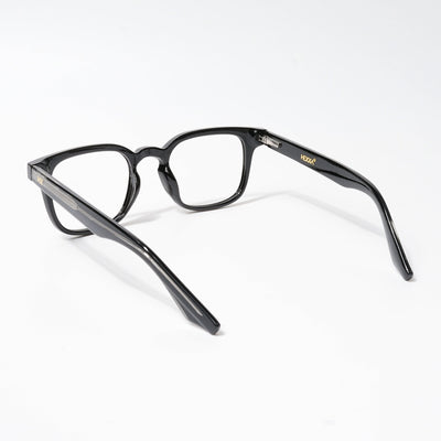 HEXXA Shine Black Square Eyeglasses for Men & Women (S9015CL488-C1)