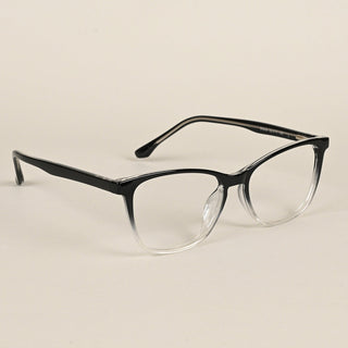 EyeJack Quantum Black & Clear Full Rim Wayfarer Eyeglasses for Men & Women (SE99609GE581-C1)