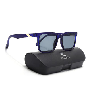 Eyejack Blue Square Sunglasses for Men & Women (TB152CL1075)