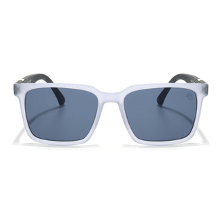 Eyejack Grey Square Sunglasses for Men & Women (TB152CL1076)