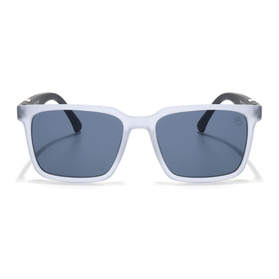 Eyejack Grey Square Sunglasses for Men & Women (TB152CL1076)