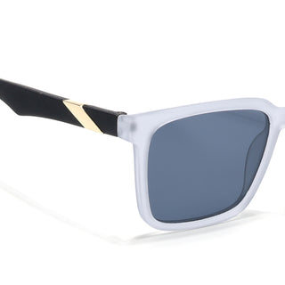 Eyejack Grey Square Sunglasses for Men & Women (TB152CL1076)