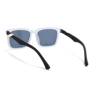 Eyejack Grey Square Sunglasses for Men & Women (TB152CL1076)