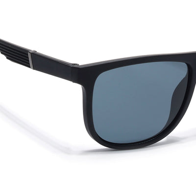 Eyejack Black Wayfarer Sunglasses for Men & Women (TB36CL1071)