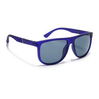 Eyejack Blue Wayfarer Sunglasses for Men & Women (TB36CL1072)