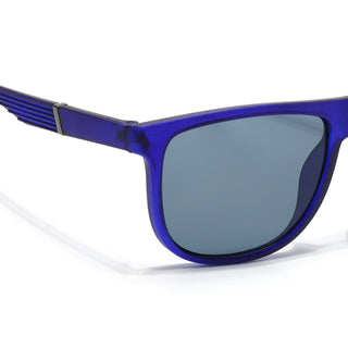 Eyejack Blue Wayfarer Sunglasses for Men & Women (TB36CL1072)