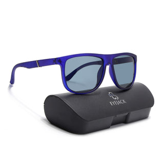 Eyejack Blue Wayfarer Sunglasses for Men & Women (TB36CL1072)