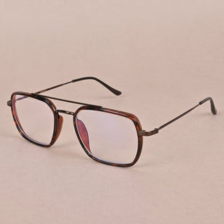 EyeJack Nebula Demi Brown Full Rim Wayfarer Eyeglasses for Men & Women (TG8002GE621-C16)