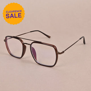 EyeJack Nebula Shine Brown Full Rim Wayfarer Eyeglasses for Men & Women (TG8002GE611-C6)