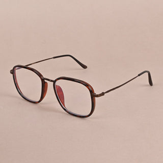 EyeJack Nebula Demi Brown Full Rim Wayfarer Eyeglasses for Men & Women (TG8003GE638-C16)