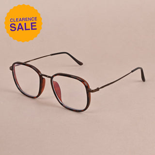 EyeJack Nebula Demi Brown Full Rim Wayfarer Eyeglasses for Men & Women (TG8003GE638-C16)