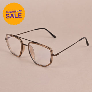 EyeJack Nebula Light Brown Full Rim Wayfarer Eyeglasses for Men & Women (TG8004GE643-C4)