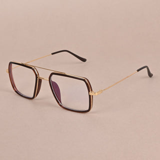 EyeJack Nebula Brown Full Rim Wayfarer Eyeglasses for Men & Women (TG8006GE678-C5)