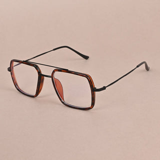 EyeJack Nebula Demi Brown Full Rim Wayfarer Eyeglasses for Men & Women (TG8006GE682-C9)