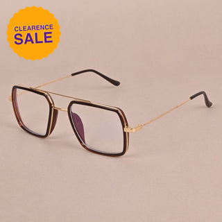 EyeJack Nebula Brown Full Rim Wayfarer Eyeglasses for Men & Women (TG8006GE678-C5)