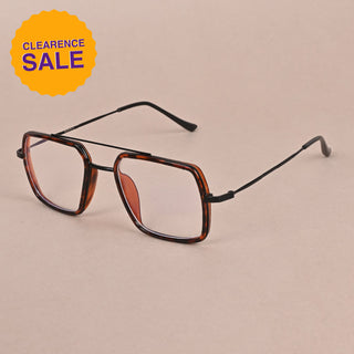 EyeJack Nebula Demi Brown Full Rim Wayfarer Eyeglasses for Men & Women (TG8006GE682-C9)