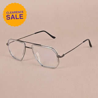 EyeJack Nebula Clear Full Rim Wayfarer Eyeglasses for Men & Women (TG8007GE697-C7)