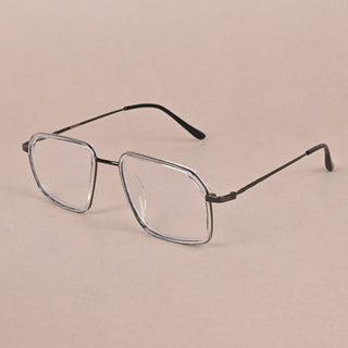 EyeJack Nebula Clear Full Rim Wayfarer Eyeglasses for Men & Women (TG8009GE729-C7)