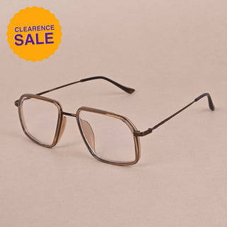 EyeJack Nebula Light Brown Full Rim Wayfarer Eyeglasses for Men & Women (TG8009GE726-C4)