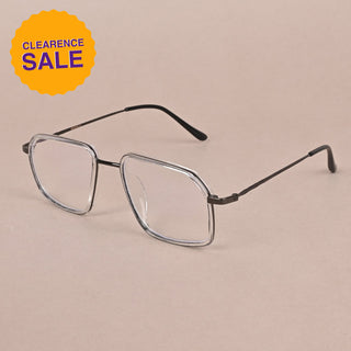 EyeJack Nebula Clear Full Rim Wayfarer Eyeglasses for Men & Women (TG8009GE729-C7)