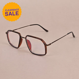 EyeJack Nebula Demi Brown Full Rim Wayfarer Eyeglasses for Men & Women (TG8009GE738-C16)