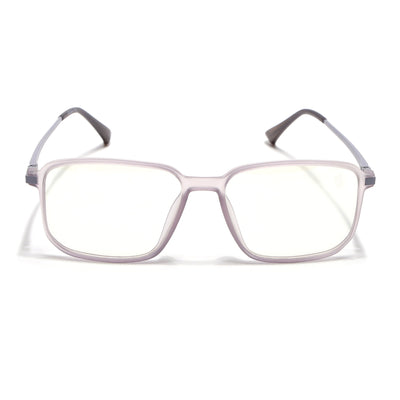 Eyejack Domino Purple Square Eyeglasses for Men & Women (TR1003FCL1651-C8)