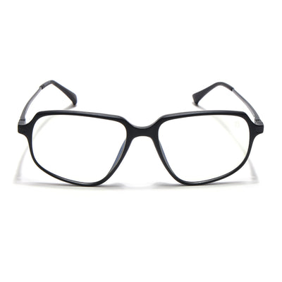 Eyejack Domino Matt Black Square Eyeglasses for Men & Women (TR1004FCL1659-C2)
