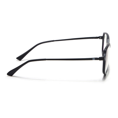 Eyejack Domino Matt Black Square Eyeglasses for Men & Women (TR1004FCL1659-C2)