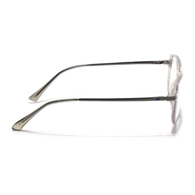 Eyejack Domino Transparent Square Eyeglasses for Men & Women (TR1004FCL1660-C3)