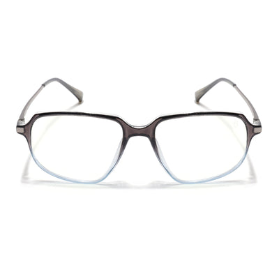 Eyejack Domino Black & Clear Square Eyeglasses for Men & Women (TR1004FCL1670-C13)